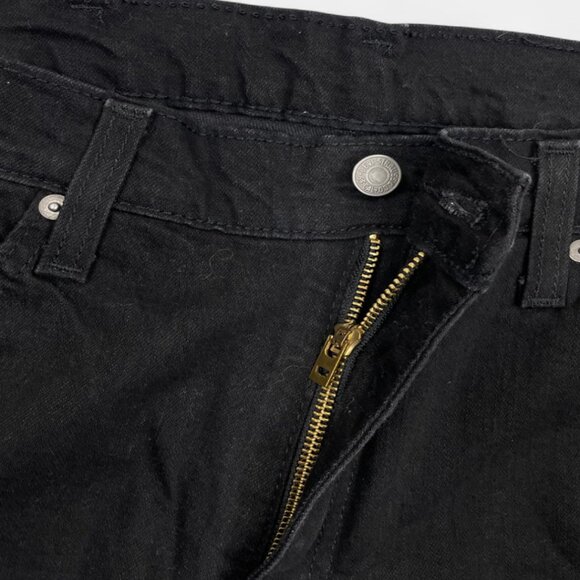 Levi's 511 Men's Straight Leg Black Denim Jeans Mid-Rise Slim Fit Actual 36x31 - Picture 12 of 15